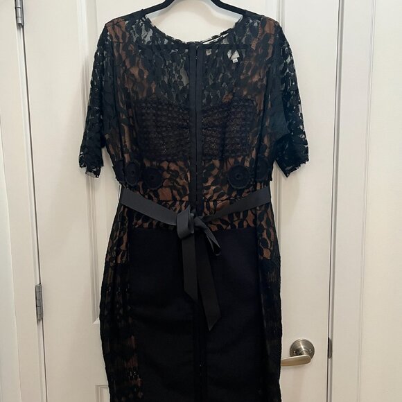 Anthropologie Beguile by Byron Lars Sheath Dress Size 16W - Picture 7 of 8